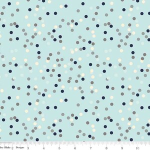 Doll Fabric - Sprinkles Blue by See Kate Sew from Riley Blake