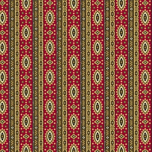 Emma - Stripe Merlot by Kathy Hall from Andover Fabrics