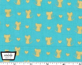 Glitter Critters Metallic - Die süße Maus Luna von Michael Miller Fabrics