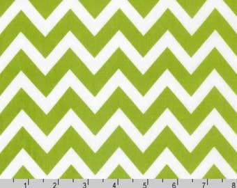 Remix - Lime Chevron by Ann Kelle from Robert Kaufman