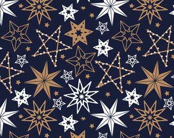 Starry Nights - Nordic Star from The Craft Cotton Company