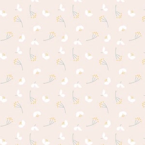 Heart of Summer - Petal Play Light Blush Pink from Lewis and Irene Fabric