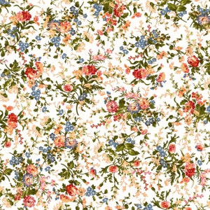 Belle Epoque - Medium Floral Cream from Maywood Studio Fabric