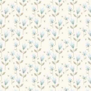 Shadow and Light Mod Tulips Sky - Andover - PER QUARTER METRE Shadow and Light Mod Tulips Sky - Andover - PER QUARTER METRE