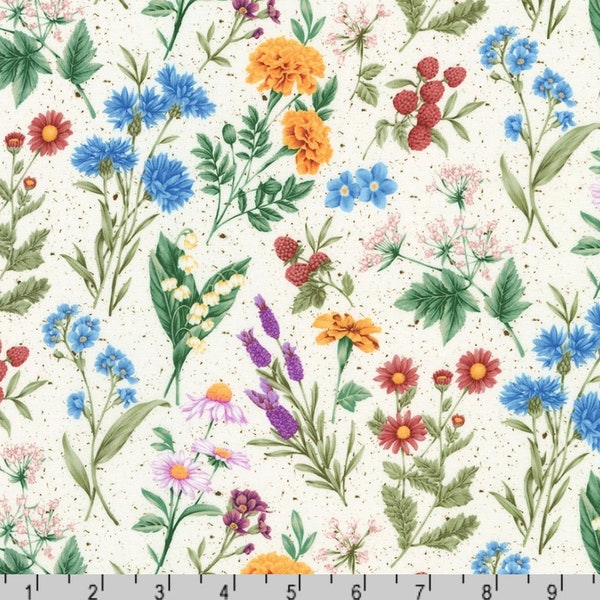 Botanical Fabric - Etsy