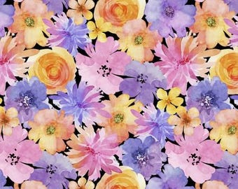 Floral Party - Packed Floral from Wilmington Prints Fabric