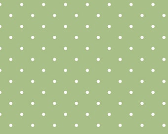 Magnolia - stipgroen van Andover Fabrics
