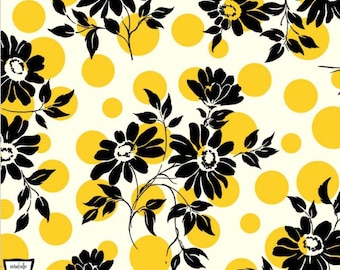 Ups A Daisy - Fresh As A Daisy Dots Yellow from Michael Miller Fabric