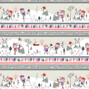 Winter Days - Whiteout Pink from Michael Miller Fabric