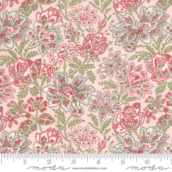 Rue 1800 - Florals Pink by 3 Sisters from Moda Fabrics