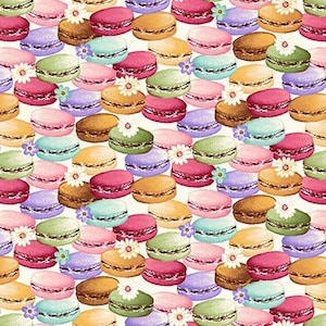 Tweets and Treats - Macarons från Henry Glass Fabric