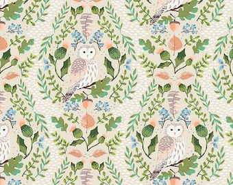 Wildwood Wander - Hidden Owl Taffy by Katherine Lenius from Riley Blake Fabric
