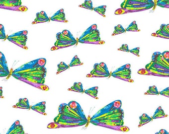 The Very Hungry Caterpillar - Butterfly Dance by Eric Carle from Andover Fabrics