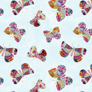 Garden Flight - All Over Butterflies from P & B Textiles