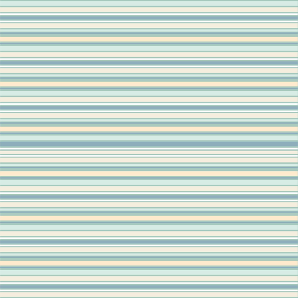 Dots and Posies - Stripes Teal from Poppie Cotton Fabric