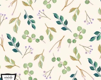 English Garden - Tossed Sprigs Cream from Michael Miller Fabric