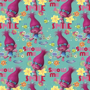 Trolls - Poppy True Colors Are Beautiful from Springs Creative Fabric