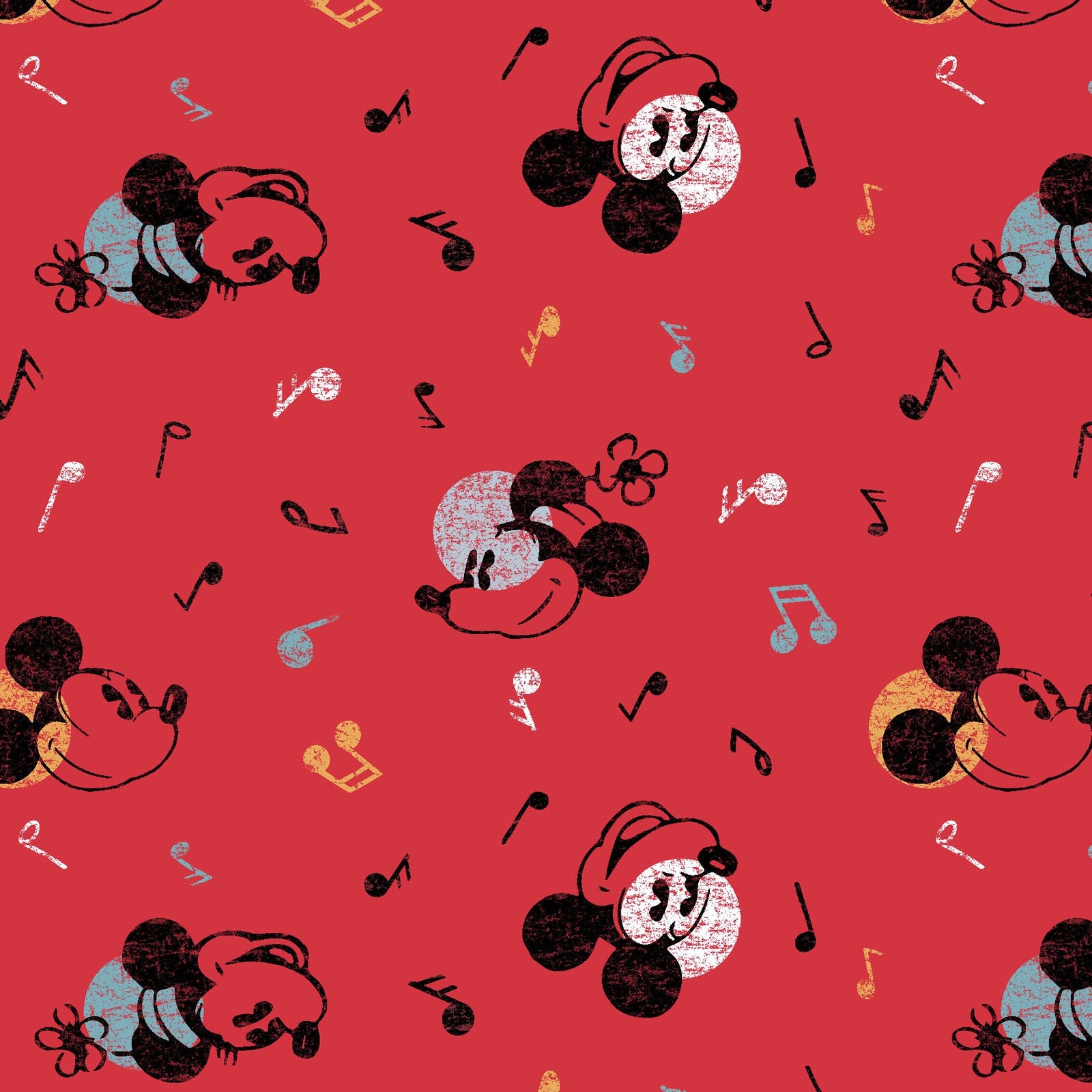 Stand Mixer Slider Mat - Retro Mickey and Minnie Mouse Paris Fabric –  Dalisay Design Fabrics
