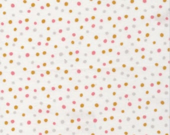 Confetti FLANNEL - Pink Multi from Cloud 9 Fabrics