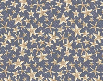 Mar y costa - Starfish Slate de Hackney and Co de Windham Fabrics