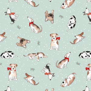Man’s Best Friend - Cosy Scarf Dogs from Craft Cotton Company Fabric