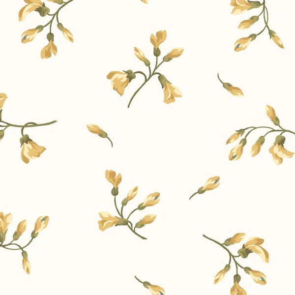 English Countryside - Spaced Buds Natural from Maywood Studio Fabric