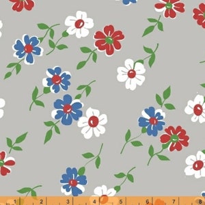 VENTA - Bounce - Floral Grey de Allison Harris de Windham Fabrics