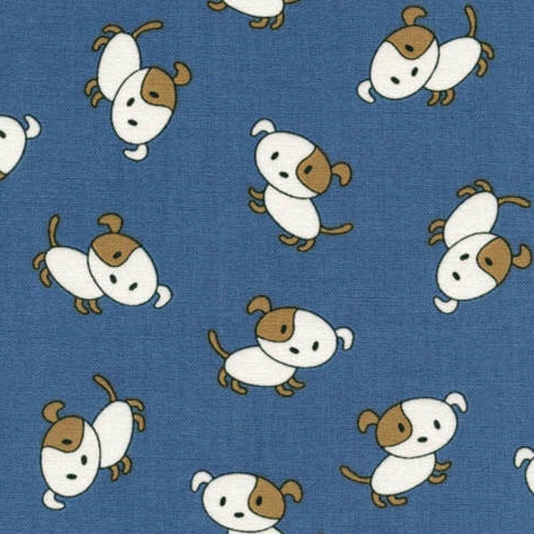 Vintage Play - Blue Dogs by Susan Marth from Red Rooster Fabrics