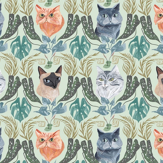 Fronds and Felines, Felines in Mist Fronds and Felines, Felines in Mist