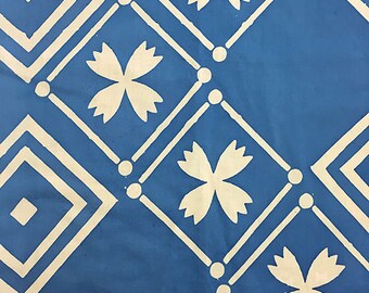 Handcrafted Patchwork Batik - Tile Cornflower Blue from Andover Fabrics