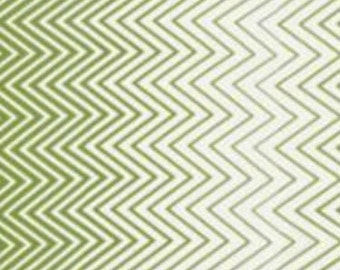 SALE - Simply Style - Zig Zag Chevron Green by V and Co from Moda