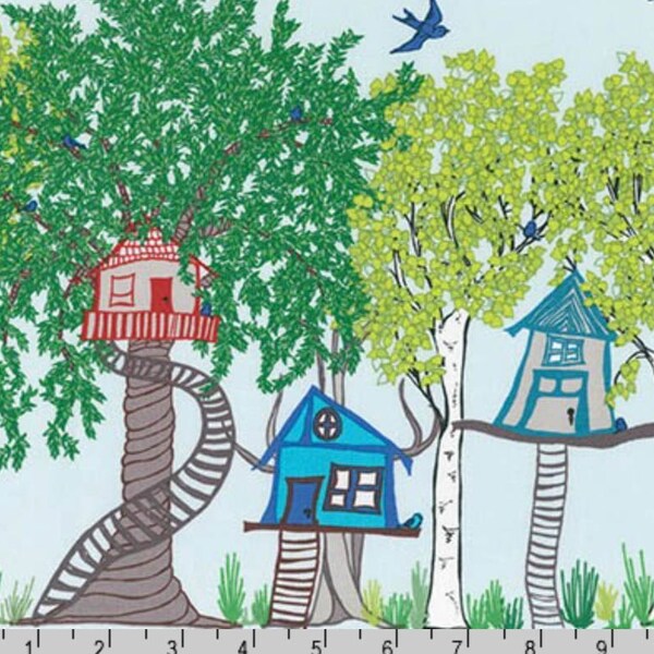 Ashton Road - Adventure Treehouse by Valori Wells Cotton Print Fabric from Robert Kaufman