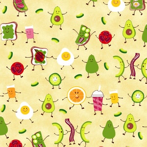 Lollie Snacks - Morning Snack Lt Yellow from Freckle and Lollie