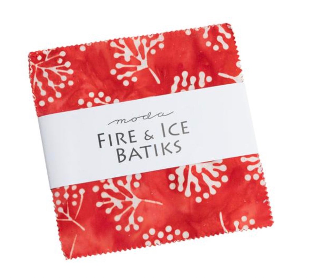 Fire and Ice Batiks Charm Pack From Moda Fabrics - Etsy