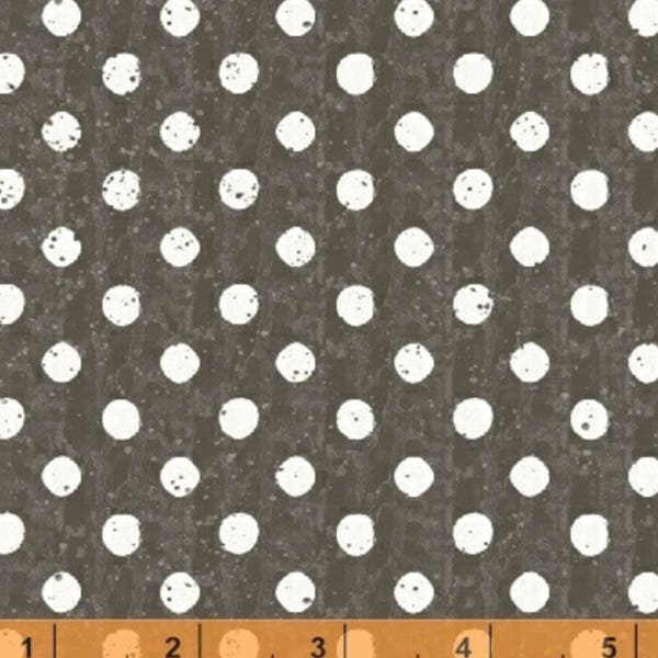 Soleil - Dot Charcoal by Whistler Studios from Windham Fabrics