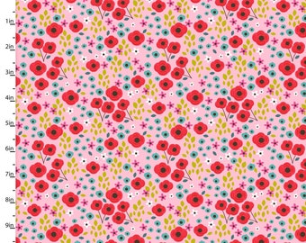 Chirpee Magee - Floral Pink from 3 Wishes Fabric