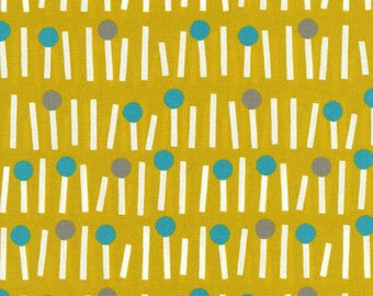 Onnela - Matchstick Tree Mustard Yellow OXFORD from Elite Fabric