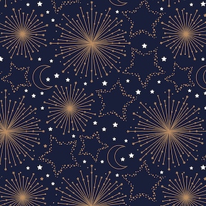 Starry Nights - Starburst from The Craft Cotton Company