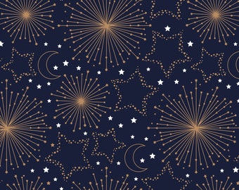Starry Nights - Starburst from The Craft Cotton Company