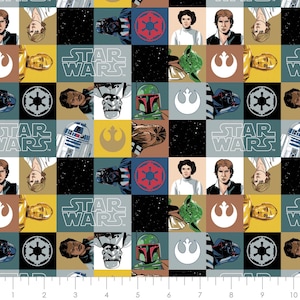 Star Wars Crowds - Character Block from Camelot Fabrics