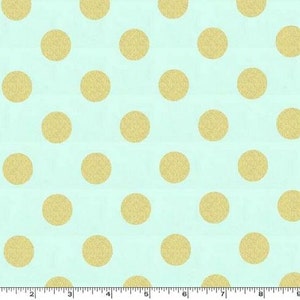 Glitz - Quarter Dot Pearlized mist from Michael Miller