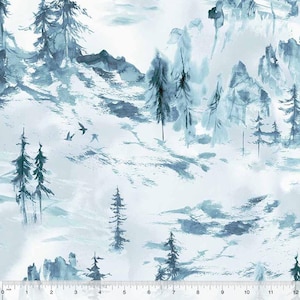 Majestic - Mountainscape Mist from Windham Fabrics