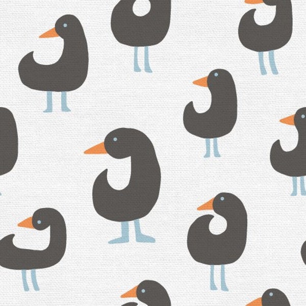 Animal Kingdom - Moorhen by Jessica Nielsen from Paintbrush Studio Fabrics