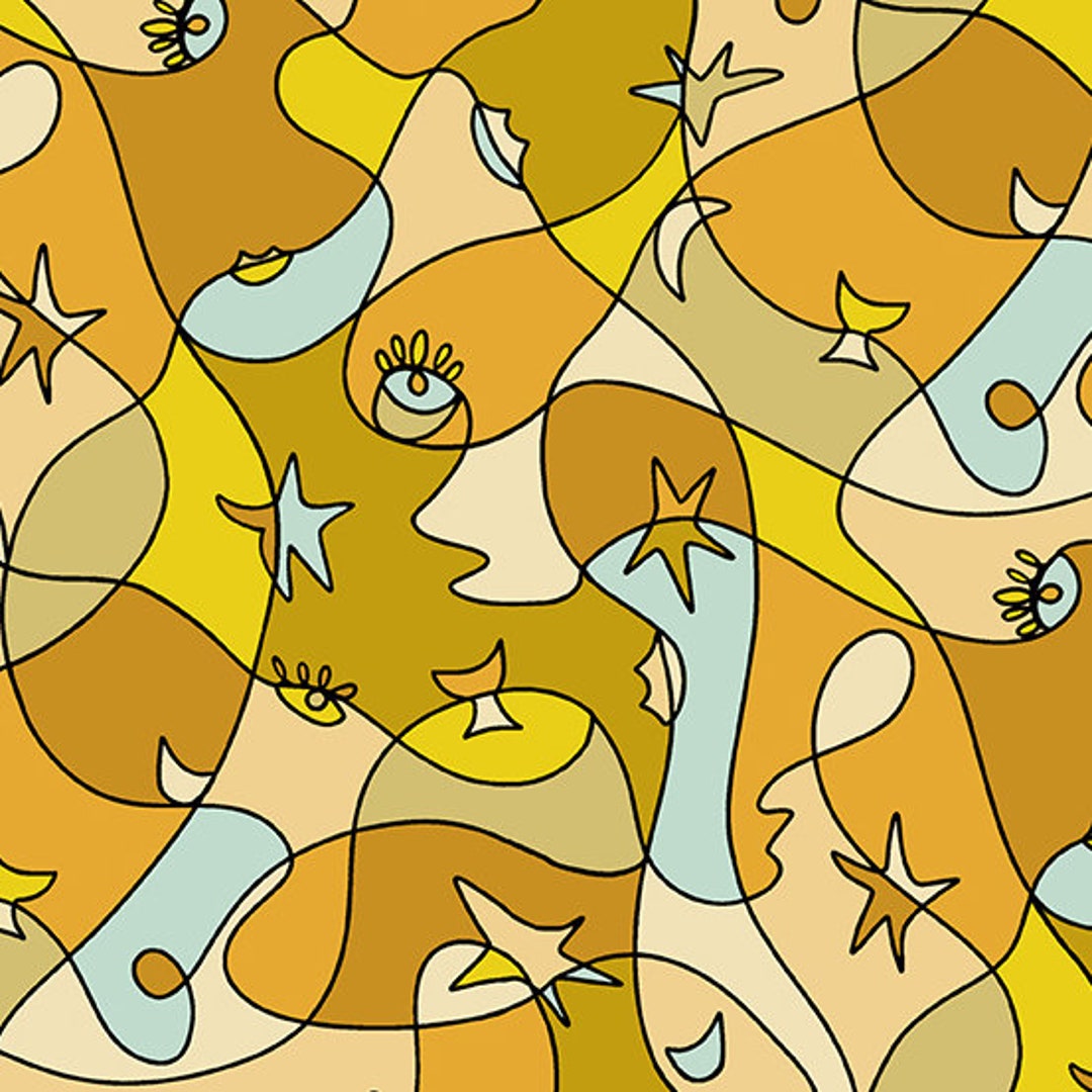 Oracle Picasso Oak by Eye Candy Quilts From Andover Fabrics Etsy