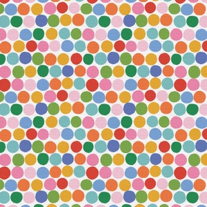 Food Face - Rainbow Dots by Corinne Lent from Paintbrush Studio Fabrics