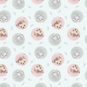 Bambi - Bambi and Bunny Circle from Springs Creative Fabric