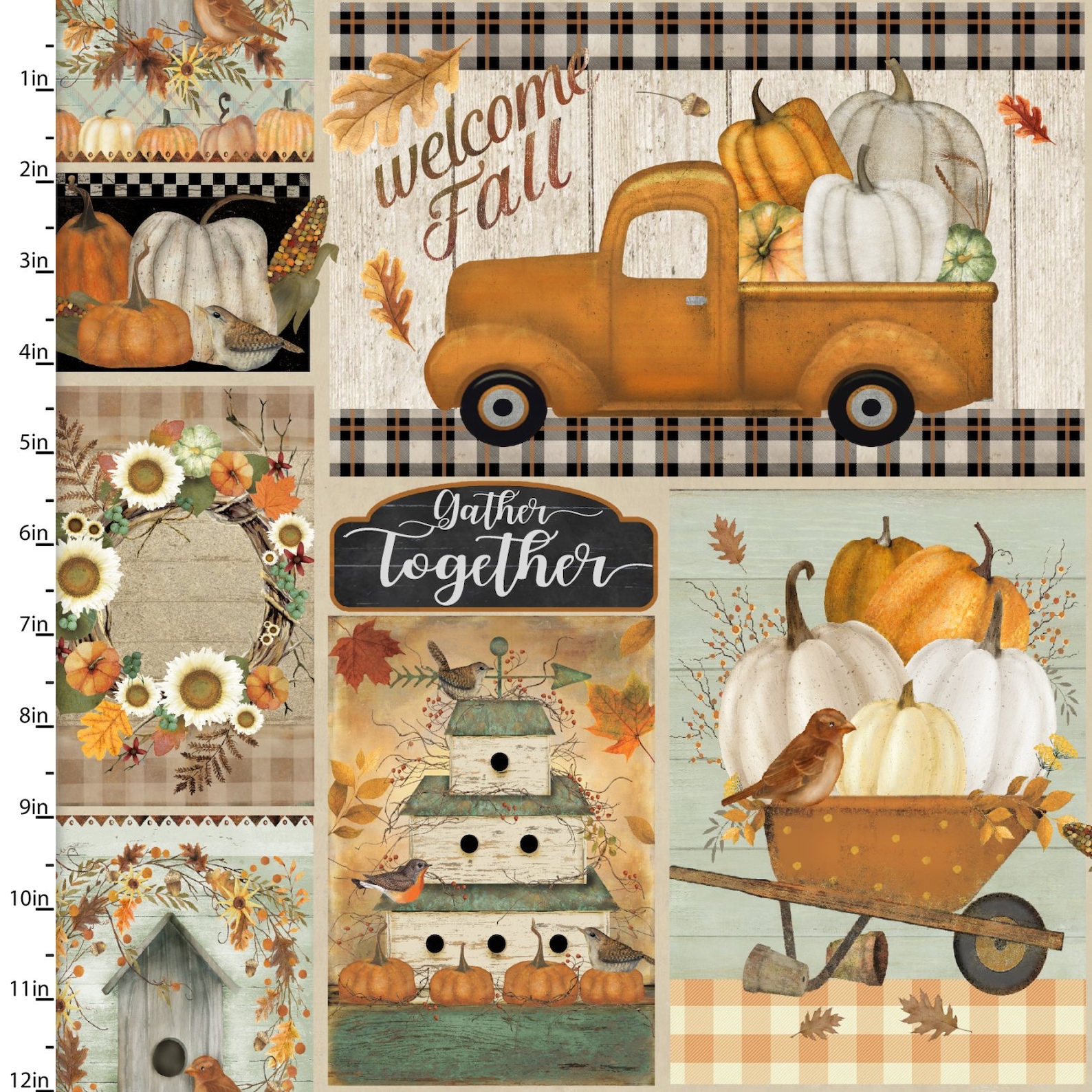 The Pick of the Patch - Gathered Together Patch From 3 Wishes Fabric - Etsy