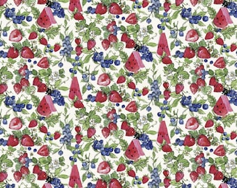 Dulce Verano - Crema de Frutas de Camelot Fabrics