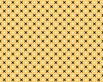 Papaveri in fiore - X Plus Giallo Senape di Patrick Lose di Patrick Lose Fabrics