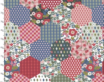 Highland Hazel - Quilt Markt Hexagons von 3 Wishes Fabric